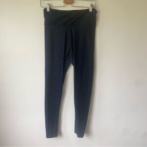 Victoria secret sport navy blue patterned athletic leggings size small